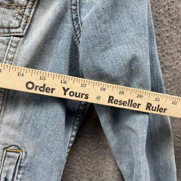 Abercrombie & Fitch Jacket Women Large Ladies Blue Denim Casual Cotton Vtg - Picture 7 of 12